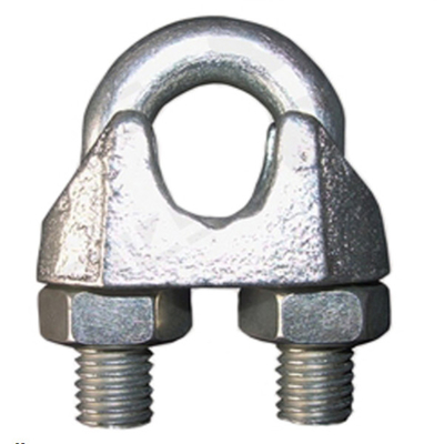 Tipo cuerda maleable Clipe 0.68kg/Pc de los E.E.U.U. de las abrazaderas del cable de Galv