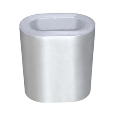 Virola de aluminio de la cuerda de alambre del hardware DIN3039 de la cuerda del bastidor de Aluminiuml que apareja