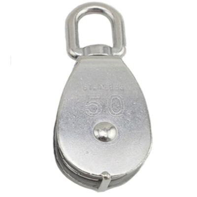 Bloque de arrebatamiento de acero inoxidable inoxidable pulido del bloque de polea 304 1500kg
