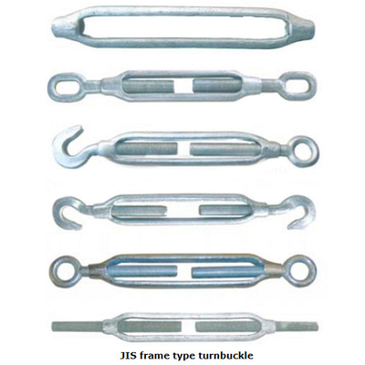 Tipo de marco de JIS torniquete galvanizado cable de acero M6 - M24