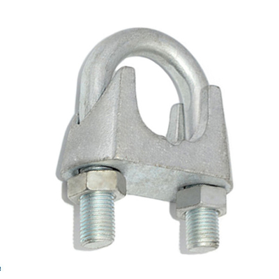 DIN741 galvanizado eléctrico forjó las abrazaderas del cable telegrafía el acero de carbono de los clips de cuerda