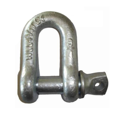Tornillo forjado descenso galvanizado Pin Shackles de la aleación de Crosby del ancla 1/4&quot; - 2&quot;