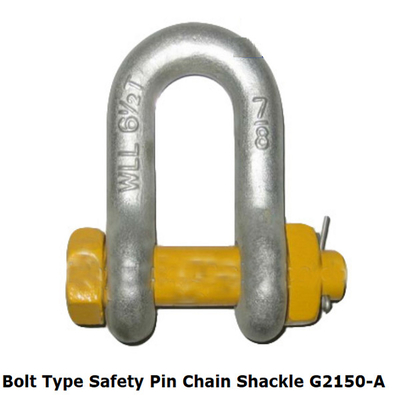 Grillo de Pin Anchor Shackle Crosby Chain del tornillo del perno de 1/4 a 3 pulgadas