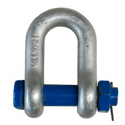 Pin galvanizado del perno de Pin Chain Shackle With Safety del tornillo del ancla del barco G2150