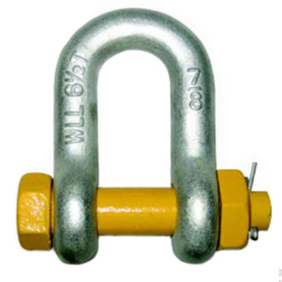 Pin galvanizado del perno de Pin Chain Shackle With Safety del tornillo del ancla del barco G2150