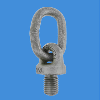 Perno de ojo de acero suave galvanizado del carbono con el vínculo oval BS4278-2