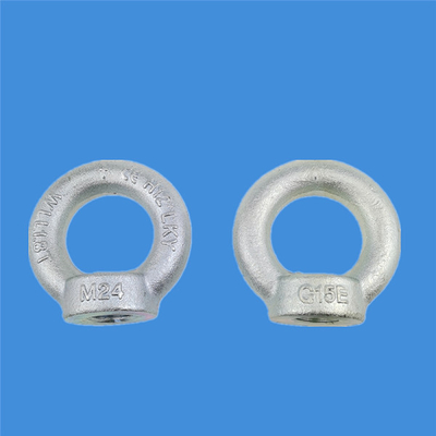 La nuez forjada de acero M6 del ojo de carbono a M100 galvanizó la nuez del ojo del estruendo 582