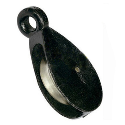 Polea galvanizada 5T - 80T de la cuerda de la polea acanalada de la polea de la cuerda de alambre sola
